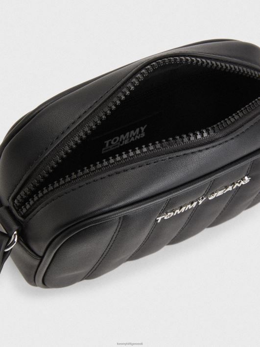 logoga tahvel tepitud crossover kott RJV621826 must Tommy Hilfiger