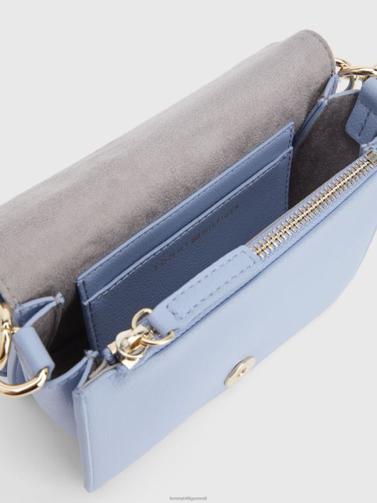 logoga väike crossover kott RJV621807 kuu sinine Tommy Hilfiger