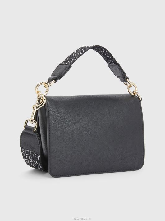 logoga väike crossover kott RJV621809 must Tommy Hilfiger