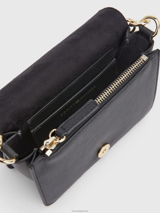 logoga väike crossover kott RJV621809 must Tommy Hilfiger