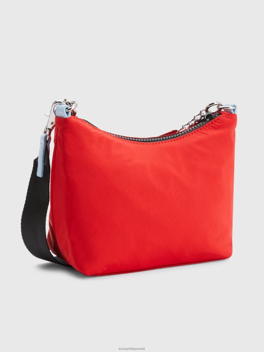 märgitahvel õlakott RJV621775 sügav karmiinpunane Tommy Hilfiger