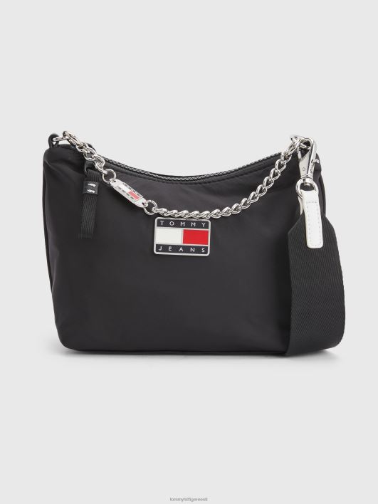märgitahvel õlakott RJV621833 must Tommy Hilfiger