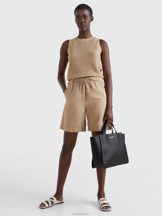 metallist logoga käekott RJV621825 must Tommy Hilfiger