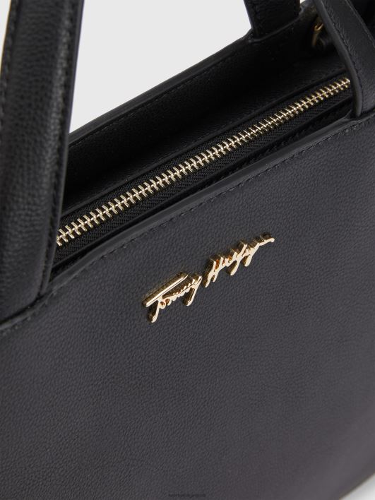 metallist logoga käekott RJV621825 must Tommy Hilfiger