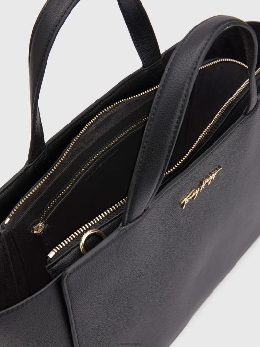 metallist logoga käekott RJV621825 must Tommy Hilfiger