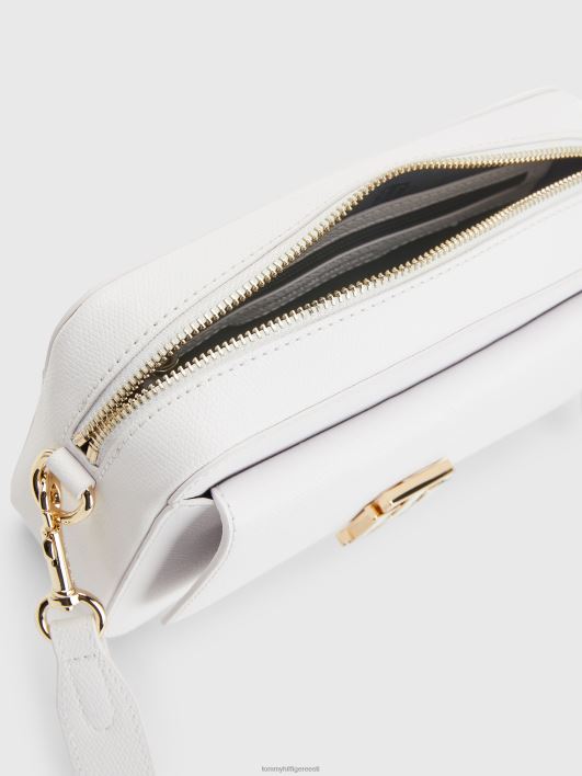 veerisest teraviljast kaamerakott RJV621789 särav valge Tommy Hilfiger