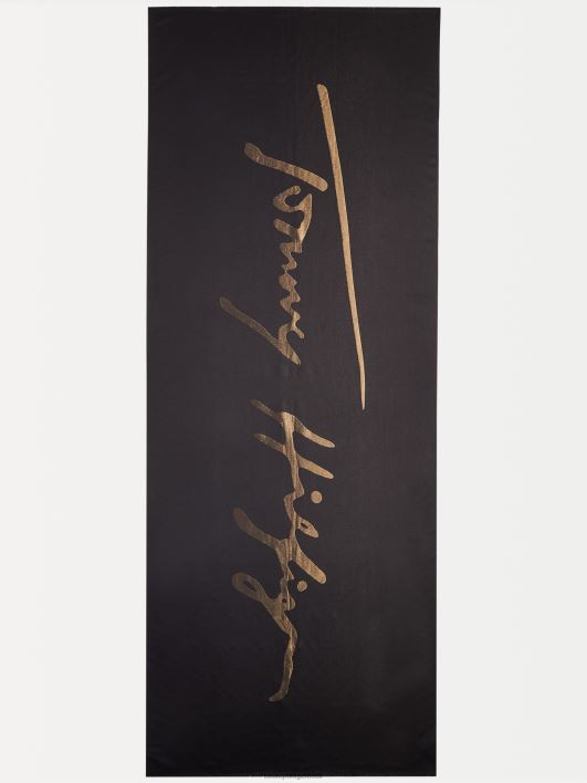 metallist signatuuriga sall RJV621856 must Tommy Hilfiger