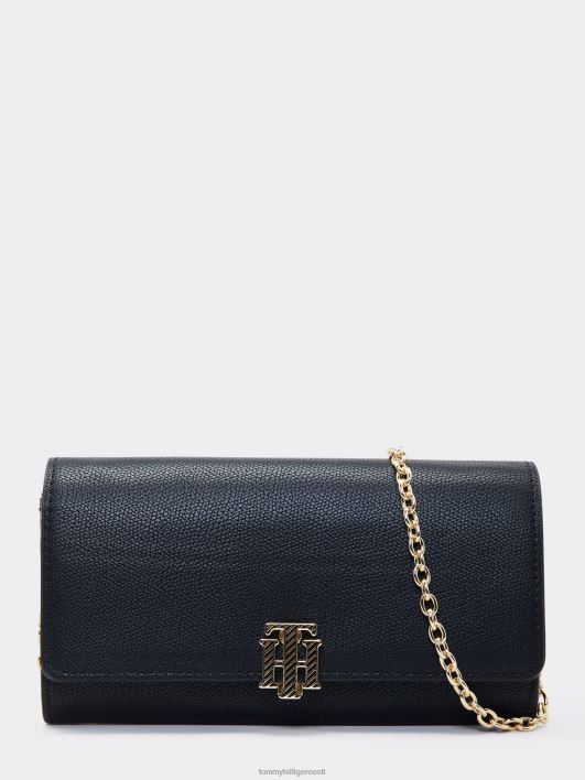 kontuuri klapivöö RJV621945 must Tommy Hilfiger