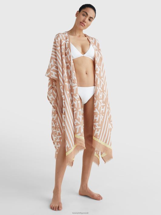 monogramm rannakaftan ja kott RJV621955 neutraalne Tommy Hilfiger