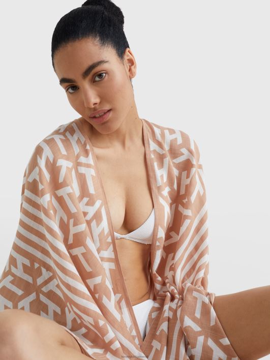 monogramm rannakaftan ja kott RJV621955 neutraalne Tommy Hilfiger