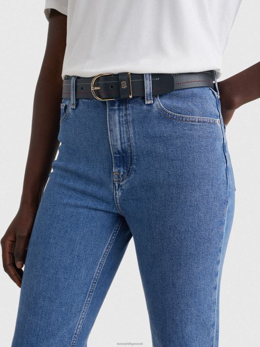 signatuurdetailidega nahast vöö RJV621852 ettevõtte Tommy Hilfiger