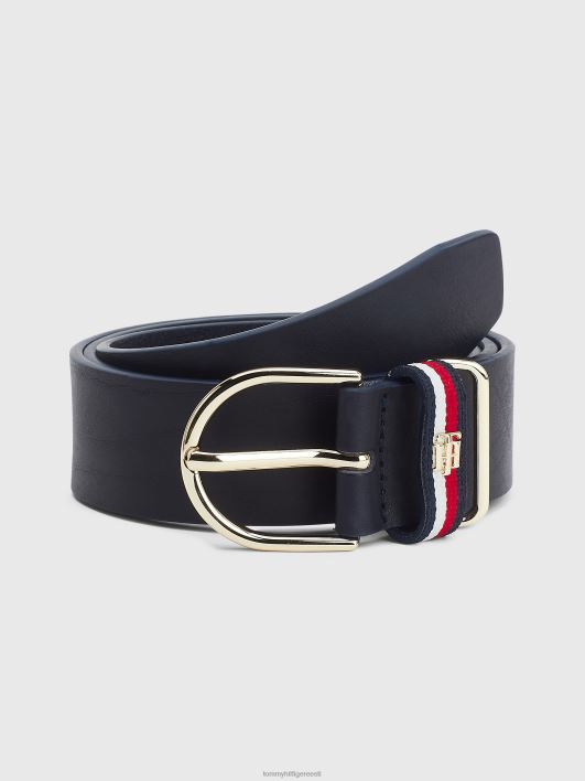 signatuurihoidja nahast vöö RJV621842 ruumi sinine Tommy Hilfiger