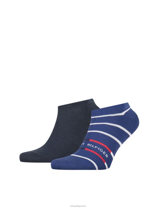 2-pakendis bretoontriibulised tossusokid RJV621927 sinised sügavused Tommy Hilfiger