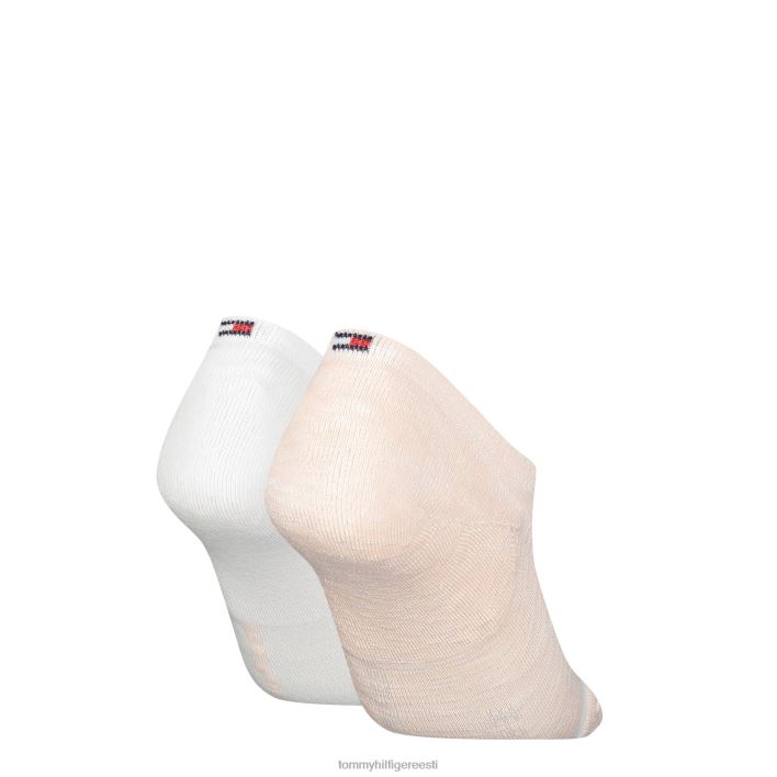 2-pakendis kõrge lõikega jalasokid RJV621925 virsik Tommy Hilfiger
