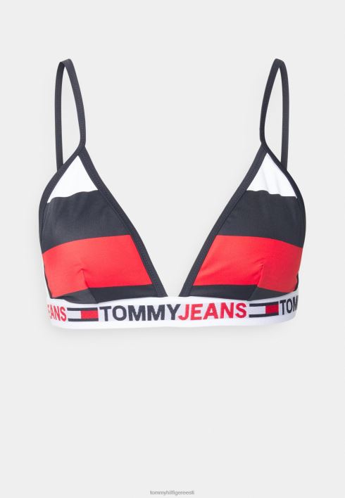 kolmnurkne fikseeritud bikiinipealne RJV626198 ragbi Tommy Hilfiger