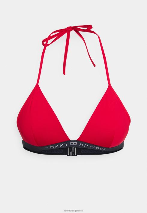 kolmnurkne fikseeritud vahtplastist bikiinipealne RJV625504 esmane punane Tommy Hilfiger