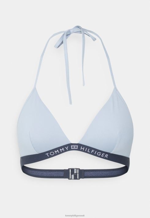 kolmnurkne fikseeritud vahtplastist bikiinipealne RJV628216 koivas sinine Tommy Hilfiger
