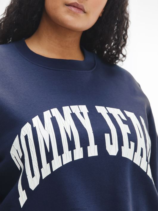 curve kolledži lõdvestunud dressipluus RJV622560 hämar merevägi Tommy Hilfiger