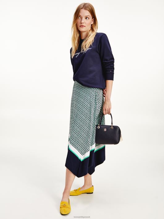 graafiline kaelusega dressipluus RJV622541 kõrbe taevas Tommy Hilfiger