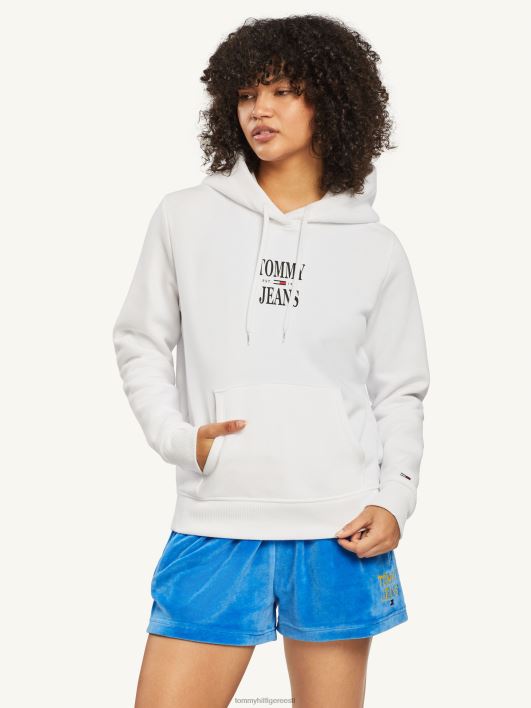 hädavajalik logoga kapuuts RJV622551 valge Tommy Hilfiger