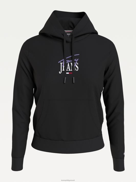 hädavajalik logoga kapuuts RJV622657 must Tommy Hilfiger