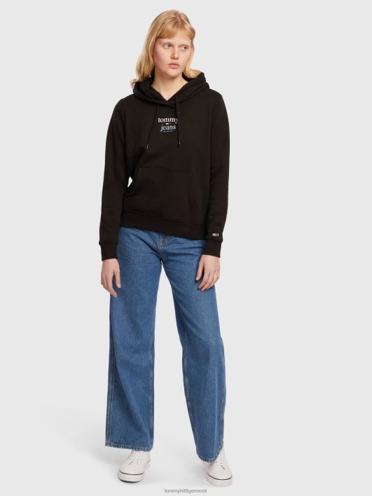 hädavajalikud logoga pusad RJV622512 must Tommy Hilfiger