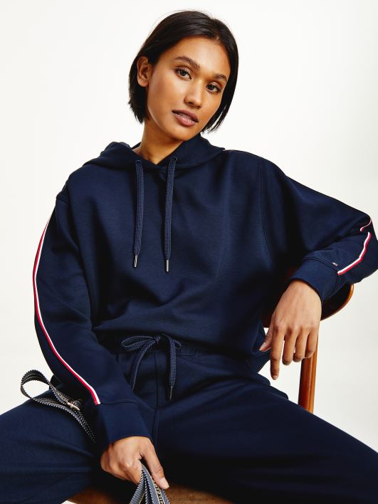 interlock signatuur lint kapuuts RJV622644 kõrbe taevas Tommy Hilfiger