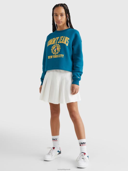 kolledži logoga kärbitud dressipluus RJV622599 bensiin Tommy Hilfiger