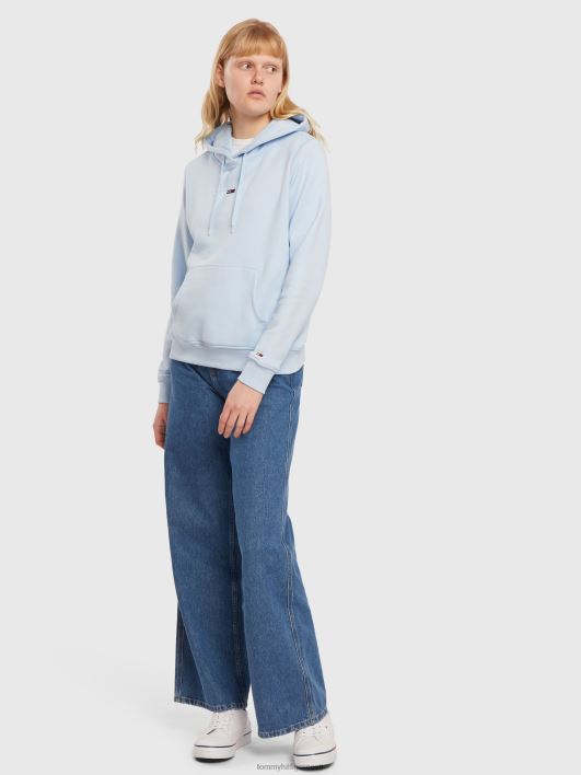 lineaarne logoga kapuuts RJV622564 chambray taevas Tommy Hilfiger