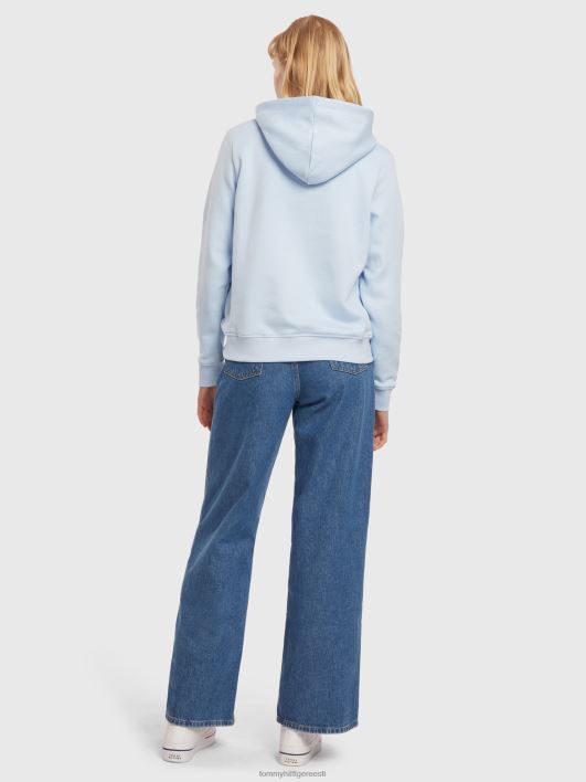 lineaarne logoga kapuuts RJV622564 chambray taevas Tommy Hilfiger