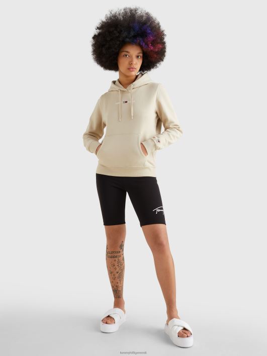 lineaarne logoga kapuuts RJV622570 savanni liiv Tommy Hilfiger