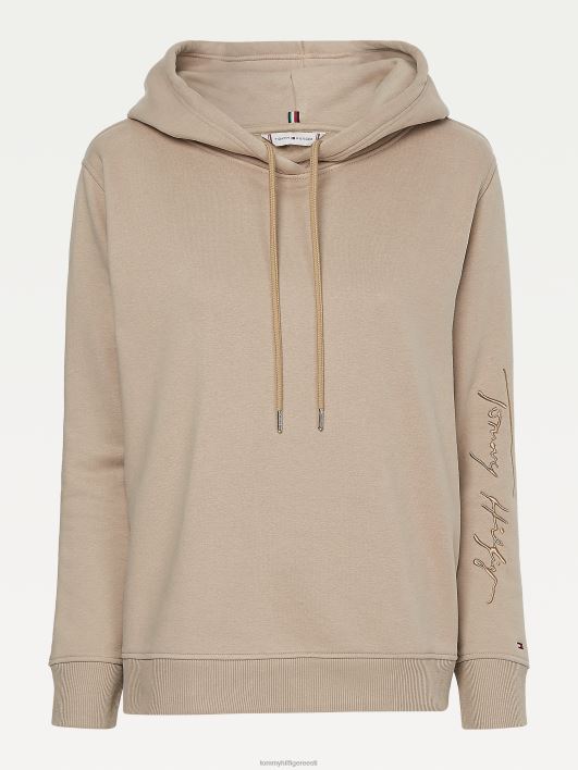 logo tikandiga kapuuts RJV622666 beež Tommy Hilfiger