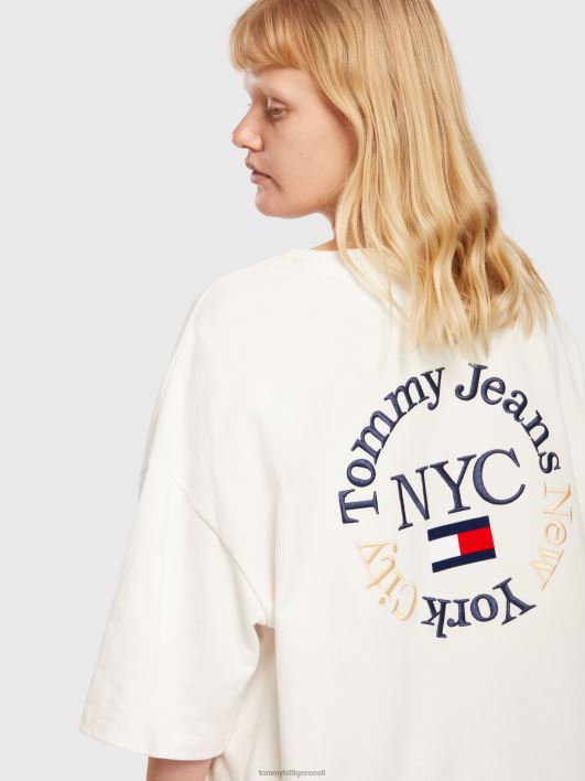 ajatu logoga t-särkkleit RJV622116 ekru Tommy Hilfiger