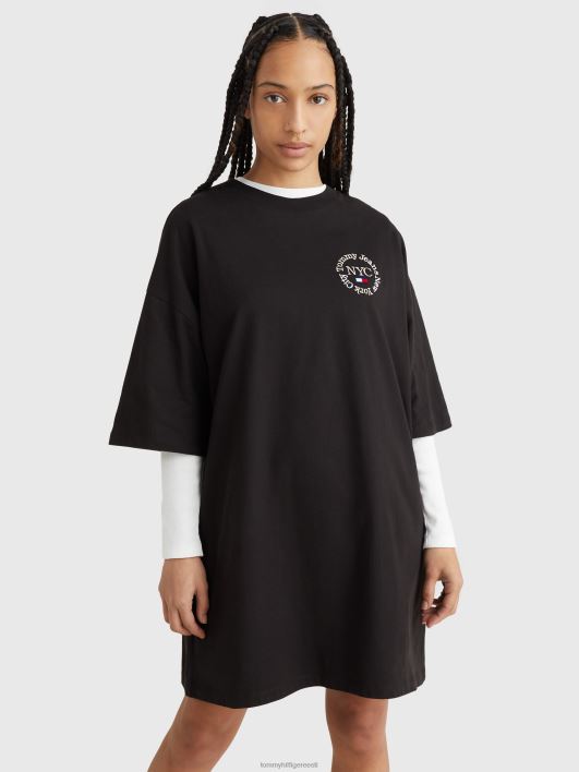 ajatu logoga t-särkkleit RJV622127 must Tommy Hilfiger