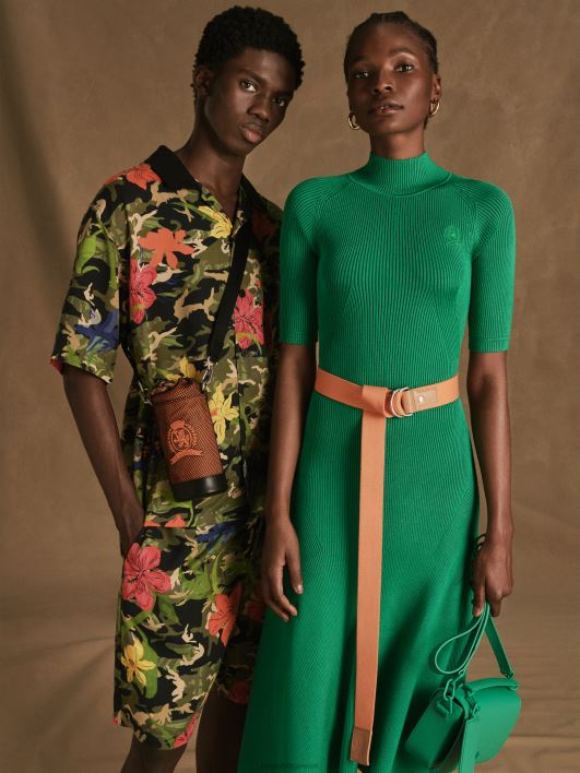 crest slim fit polokleit RJV622124 verde Tommy Hilfiger