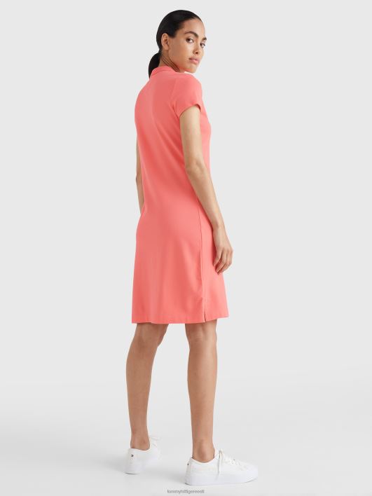õhuke polo kleit RJV622043 koralliõis Tommy Hilfiger