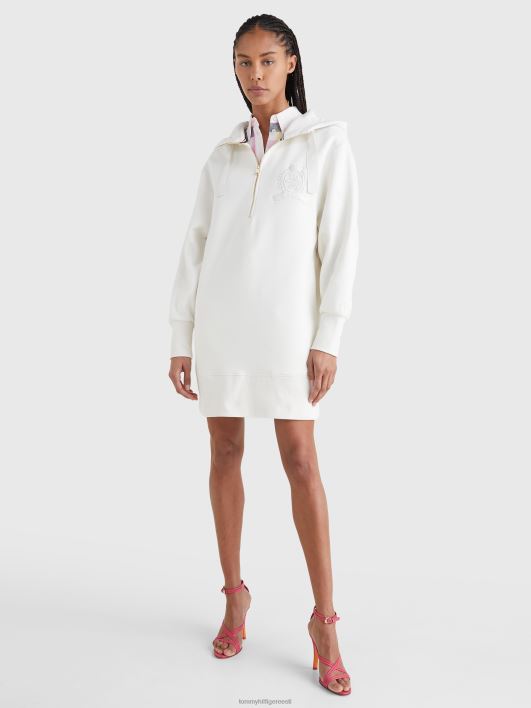 klassikaline kapuutsiga kleit RJV622067 elevandiluust Tommy Hilfiger