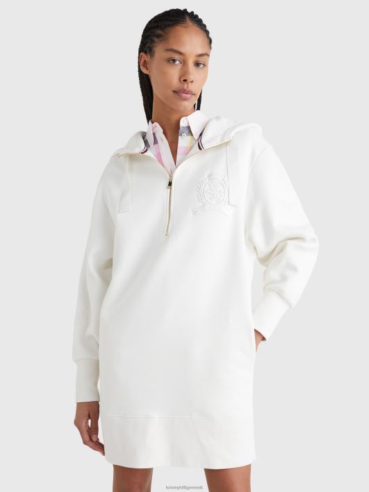 klassikaline kapuutsiga kleit RJV622067 elevandiluust Tommy Hilfiger