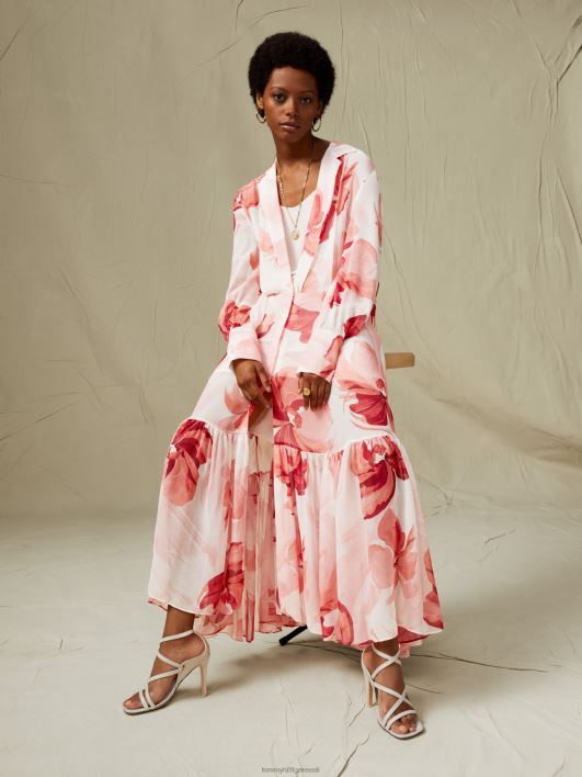 lääneranniku prep lillemustriga viskoosist ülisuur särkkleit RJV622089 mitu Tommy Hilfiger