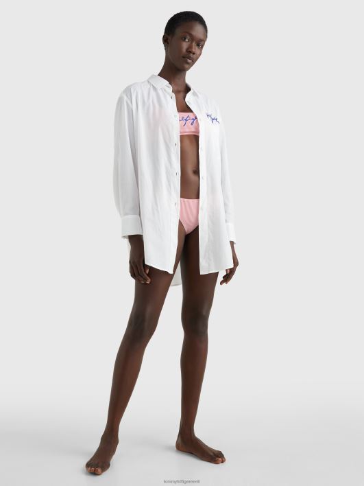 logoga rannakleit RJV622054 valge Tommy Hilfiger