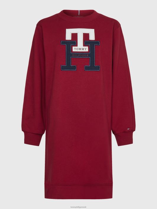 monogramm kampsun kleit RJV622063 rouge Tommy Hilfiger