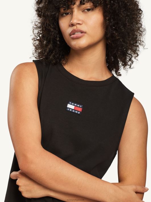 rinnamärgi varrukateta tankkleit RJV622123 must Tommy Hilfiger