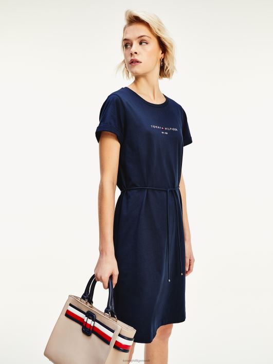 tavaline kleit kaelusega RJV622060 kõrbe taevas Tommy Hilfiger