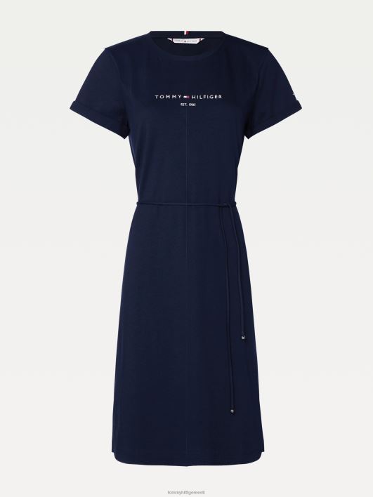 tavaline kleit kaelusega RJV622060 kõrbe taevas Tommy Hilfiger