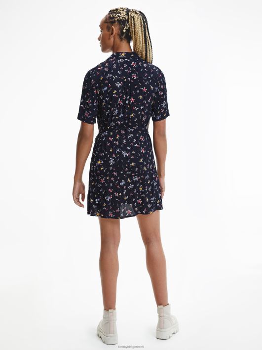 trükitud minikleit RJV622093 lilletrükk Tommy Hilfiger