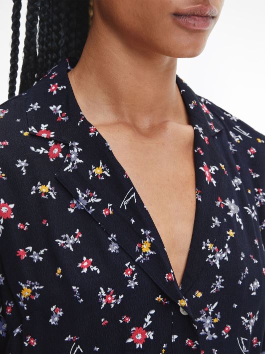 trükitud minikleit RJV622093 lilletrükk Tommy Hilfiger