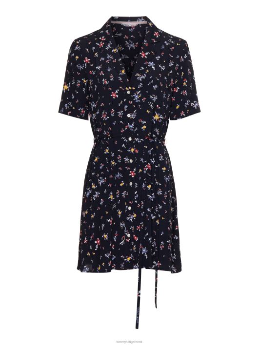 trükitud minikleit RJV622093 lilletrükk Tommy Hilfiger