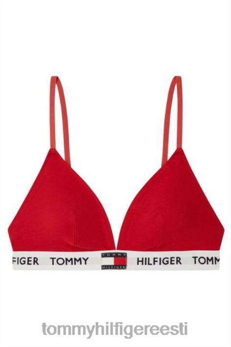 85 puuvillase polsterdatud kolmnurkne bralette RJV623266 valge Tommy Hilfiger