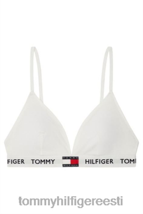 85 puuvillase polsterdatud kolmnurkne bralette RJV623277 valge Tommy Hilfiger
