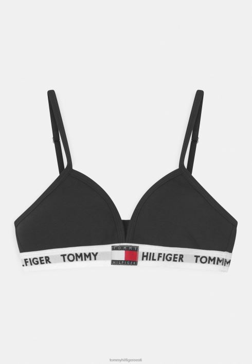 polsterdatud kolmnurkrinnahoidja t-särgi rinnahoidja RJV627053 must Tommy Hilfiger